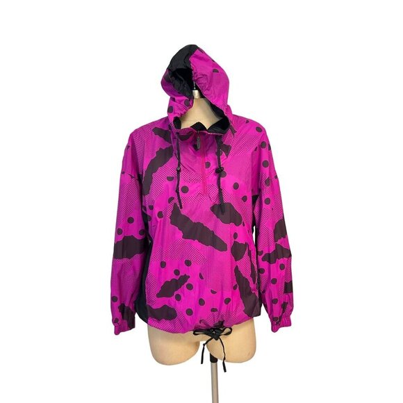 Tyrolia By Head Vintage 80s Abstract Hooded Pullover Ski Jacket Small - Picture 1 of 5